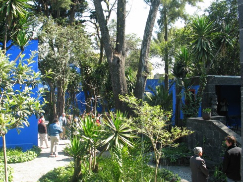 Courtyard at Casa Azul